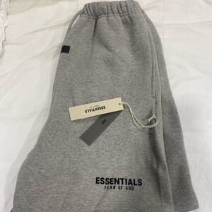 Essentials Fear of God Gray Sweatpants